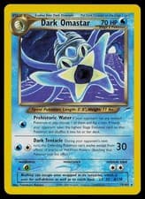 Pokemon Card - Dark Omastar Neo Destiny 19/105 Unlimited Rare