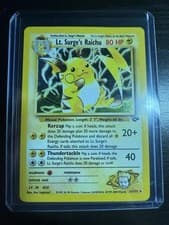 Lt. Surge’s Raichu Holofoil #11 - Pokemon Gym Challenge