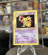 Kadabra 032/102 Base Set (Shadowless) Regular Uncommon NM 🥄🔮💎