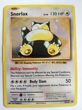 Pokemon Snorlax XY179 Black Star Promo Holo Card Evolutions L/P