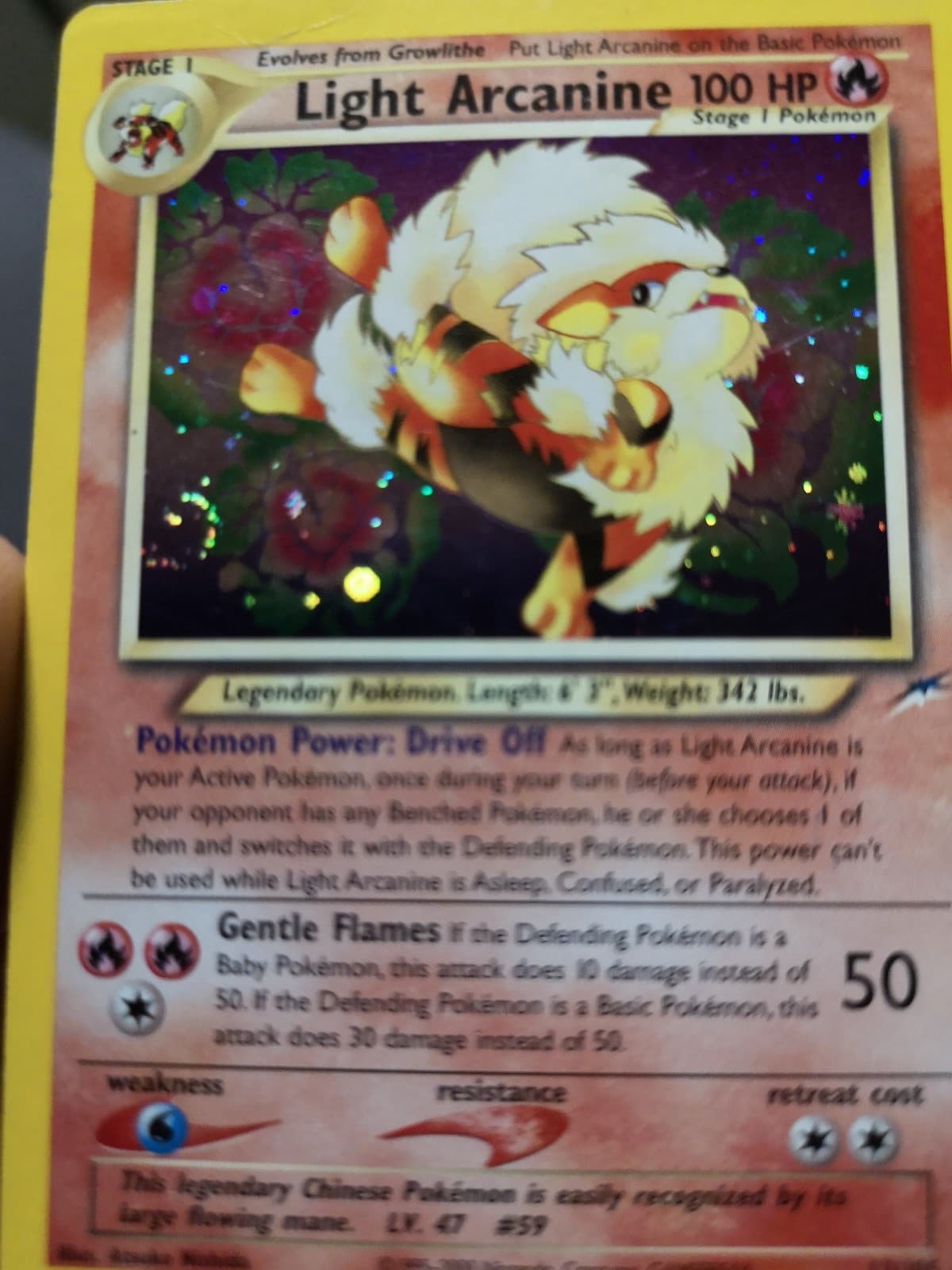 Pokemon Dark Gengar 12/105 holo ENG Neo Destiny POOR