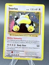 Pokémon TCG Snorlax XY Black Star Promo XY179 Cosmos Holo LP