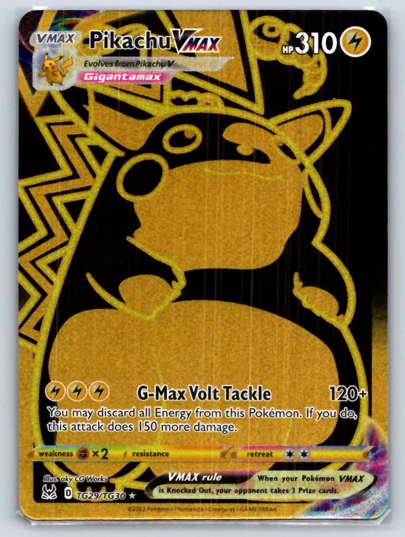 Pikachu VMAX (Secret) SWSH11: Lost Origin Trainer Gallery #TG29/TG30 Pokémon