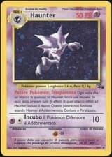 2000 Pokemon ITALIAN Unlimited Fossil Haunter Holo 6/62 VG-EX