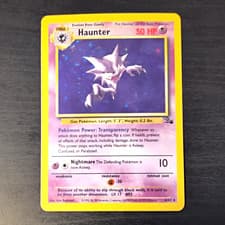 Wizards of the Coast Haunter 6/62 Fossil Holo Rare 1999 English