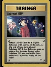 Sabrina's ESP Uncommon Gym Heroes 117/132 Trainer Unlimited Pokemon Card