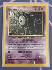 Unown [A] Neo Discovery 33/75 Non-Holo Rare LP Condition