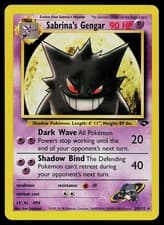 Pokemon Card - Sabrina's Gengar Gym Challenge 29/132 Unlimited Rare
