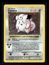 1999 Pokemon Base Set Clefairy Shadowless #5/102