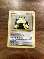 Snorlax XY179 XY Holo, 2016, Moderately Played, w/ sleeve. 