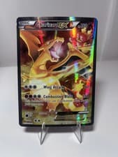 Charizard EX #XY121 Black Star Promo Full Art Holo Card Pokémon TCG (w/ Flareon)