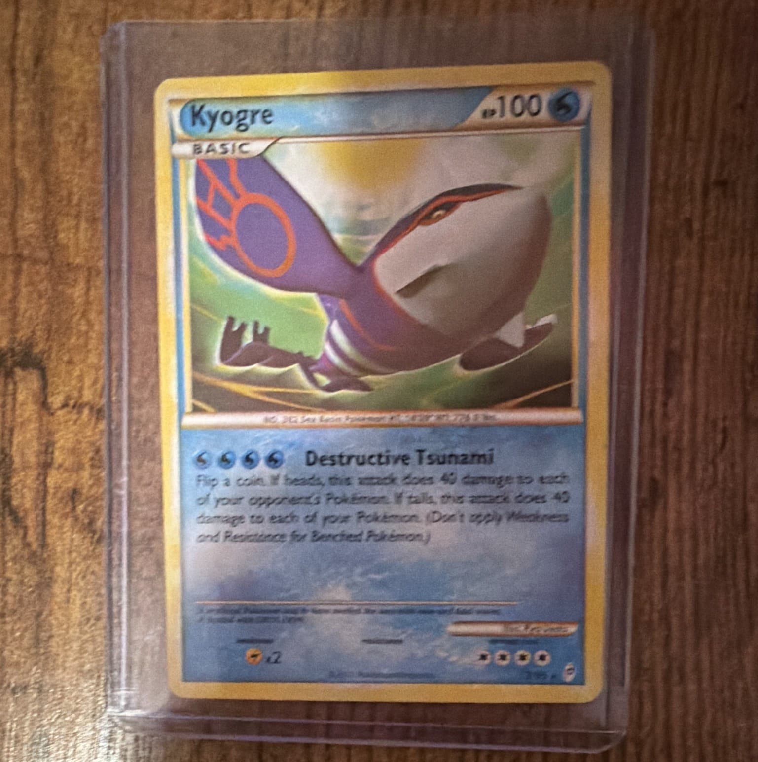 Kyogre Call of Legends 12/95 Reverse Holo Rare Holo Pokémon Card English 100 HP