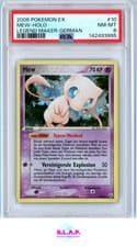 MEW-HOLO LEGEND MAKER-GERMAN POKEMON EX LEGEND MAKER 2006 10 PSA 8