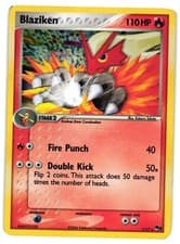 Pokemon TCG Blaziken 1/17 POP Series 1 Holo DMG