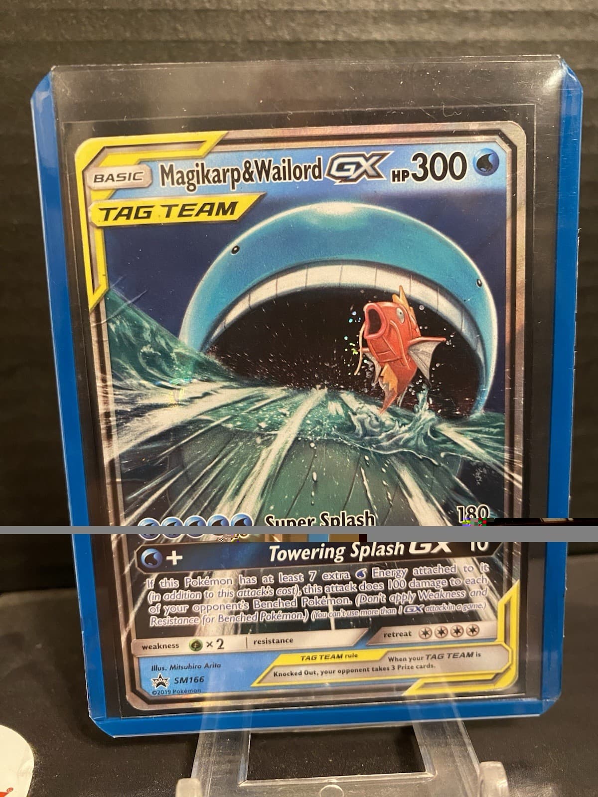 Pokemon Magikarp & Wailord GX SM166 TAG TEAM Promo Holo English 2019 MP