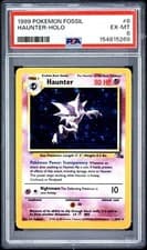 1999 Pokemon Fossil Unlimited HAUNTER 6/62 Holo PSA 6