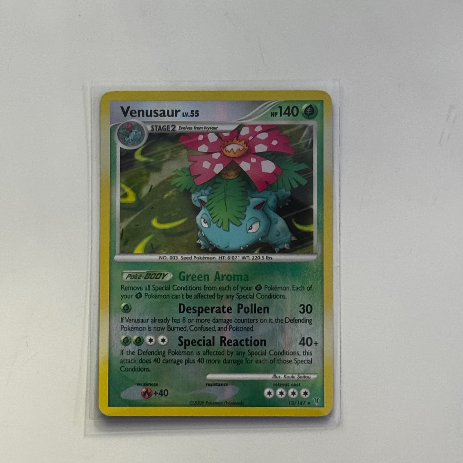 Pokemon Venusaur 13/147 Rare Supreme Victors Reverse Holo Lightly Played