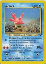 Corsola Unlimited Uncommon Neo Discovery 37/75 HP
