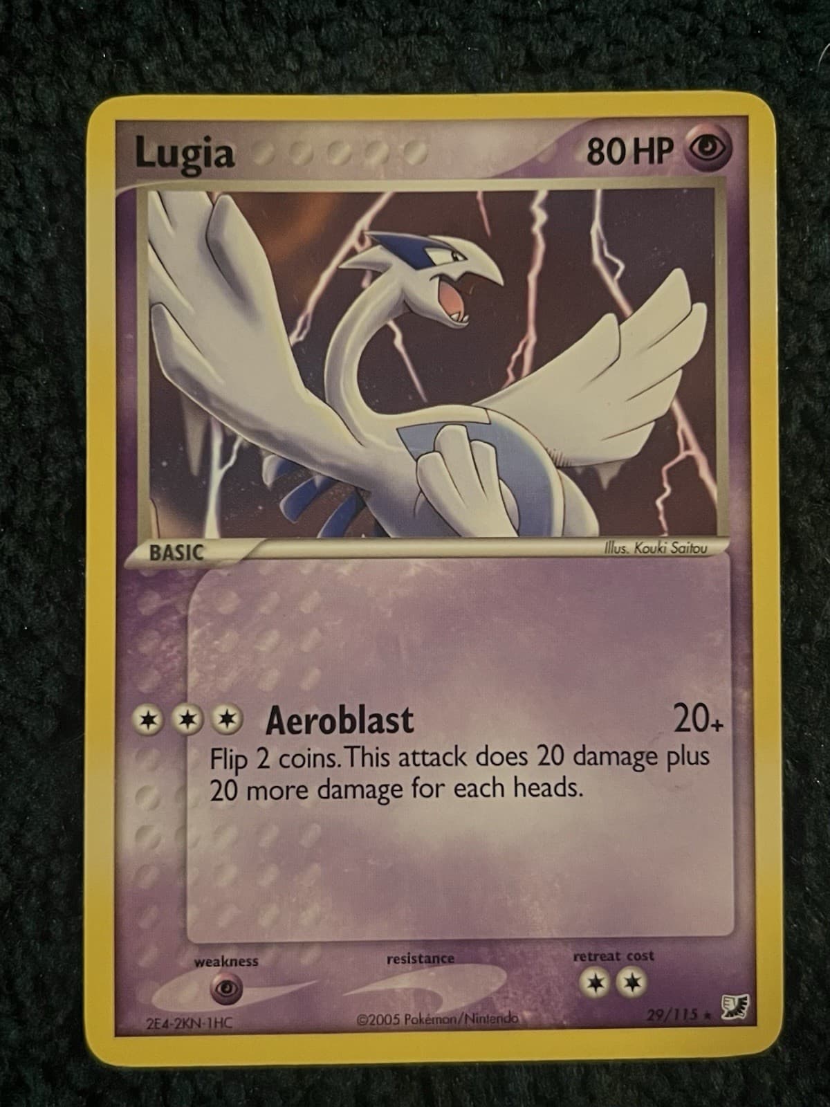 Pokemon TCG EX Unseen Forces Lugia 29/115 NON HOLO