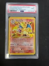 Pokemon Charizard Celebrations Classic Coll.-Base Set Holo #4 PSA 9 Mint