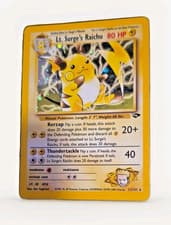 LT. SURGE'S RAICHU (#11/32) Pokémon TCG Gym Challenge Rare Vtg Holo NM