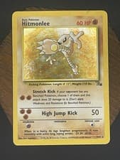 Pokémon TCG Hitmonlee 013/110 Holo Rare Legendary Collection 1999 Excellent