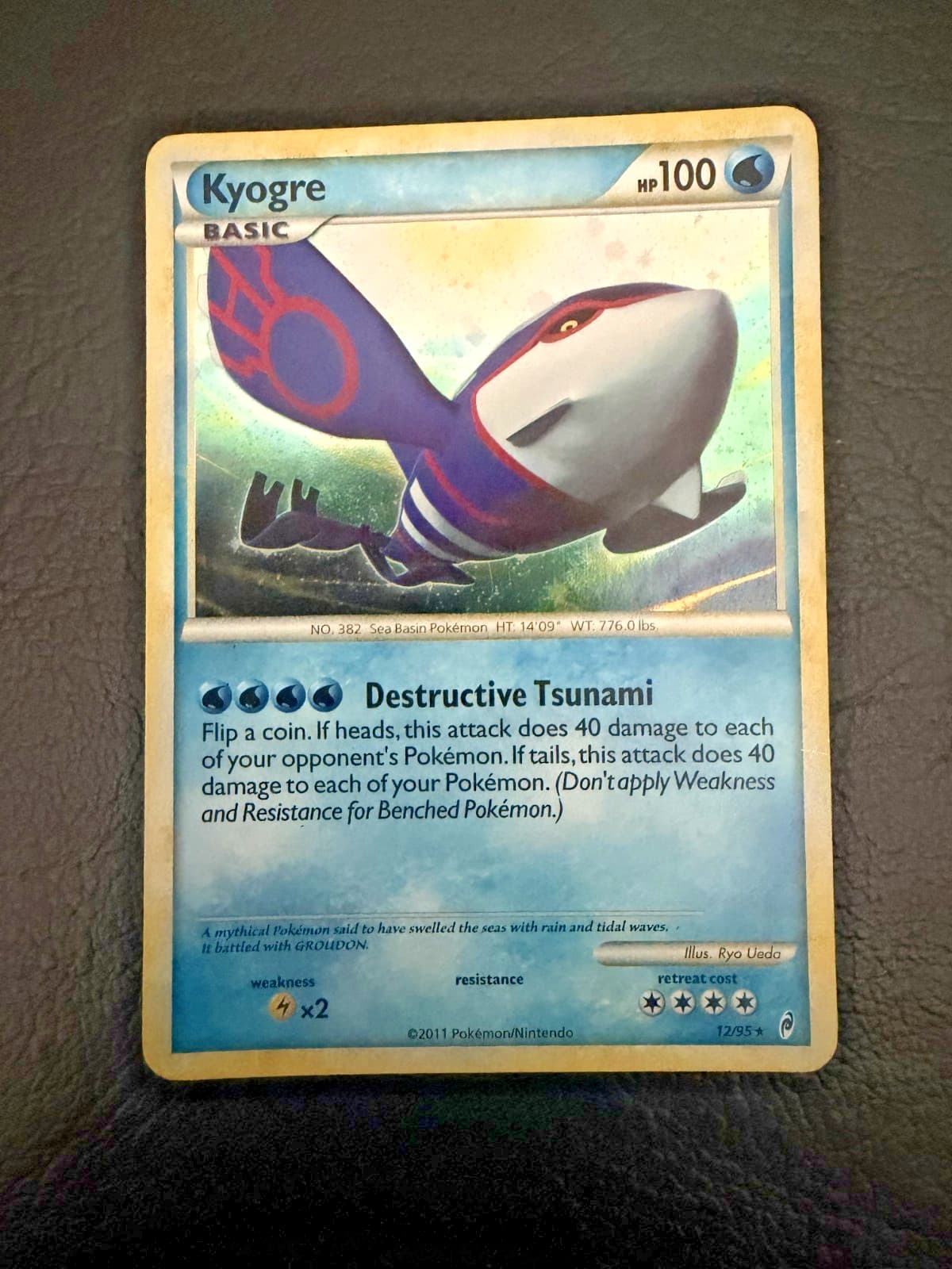 Kyogre (12/95) - Call of Legends Holo Rare - Pokemon Card