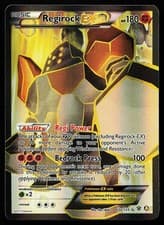 Regirock EX 43a/124 Holo Alternate Art Promo Pokemon Card