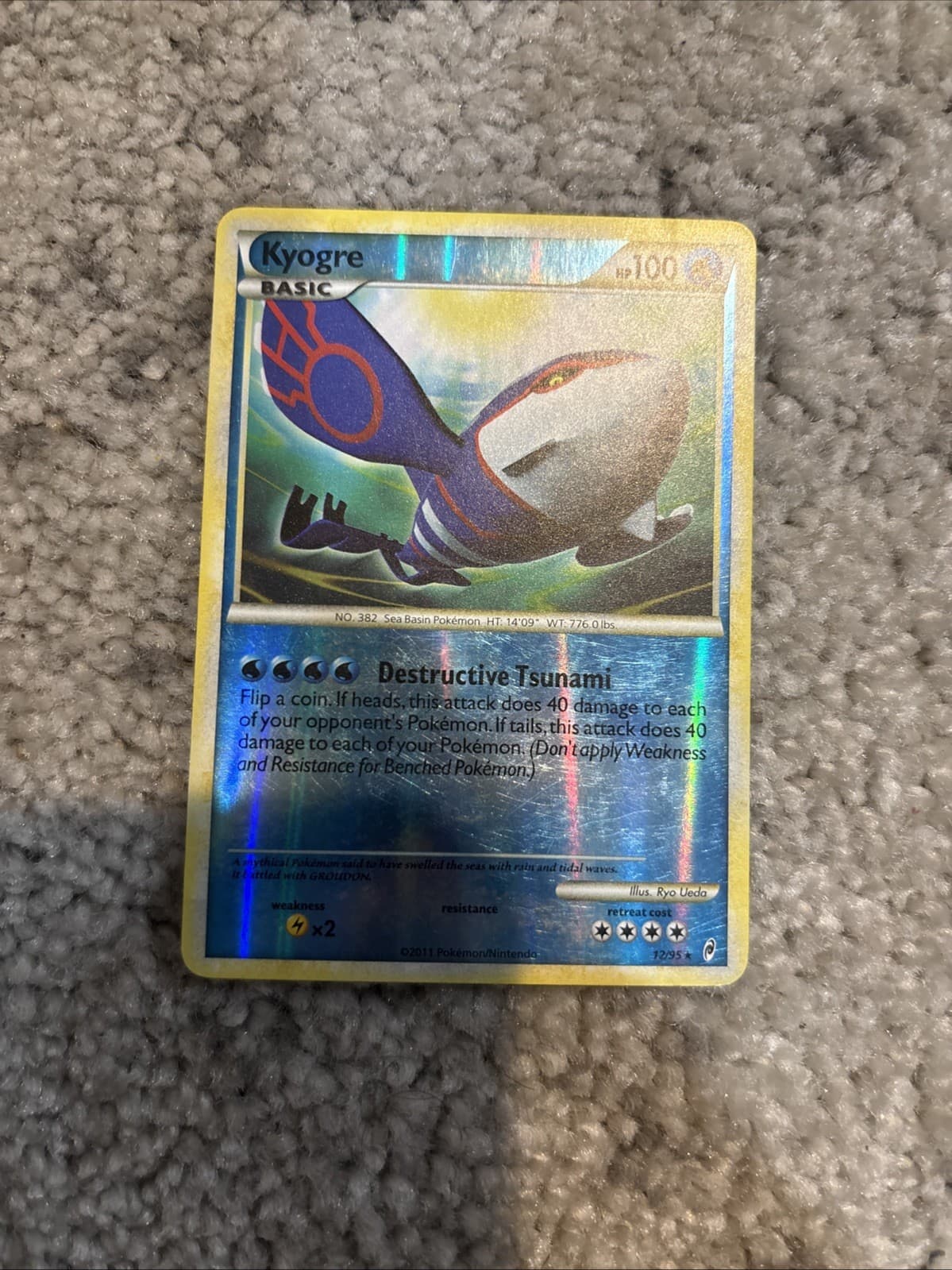 Kyogre 12/95 Call of Legends Reverse Holo