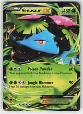 Venusaur EX XY28 Holo P XY Promo Pokemon Damaged
