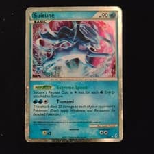 Pokémon Suicune Call of Legends 2011 90 HP Rare Shiny Genuine Pokémon Card