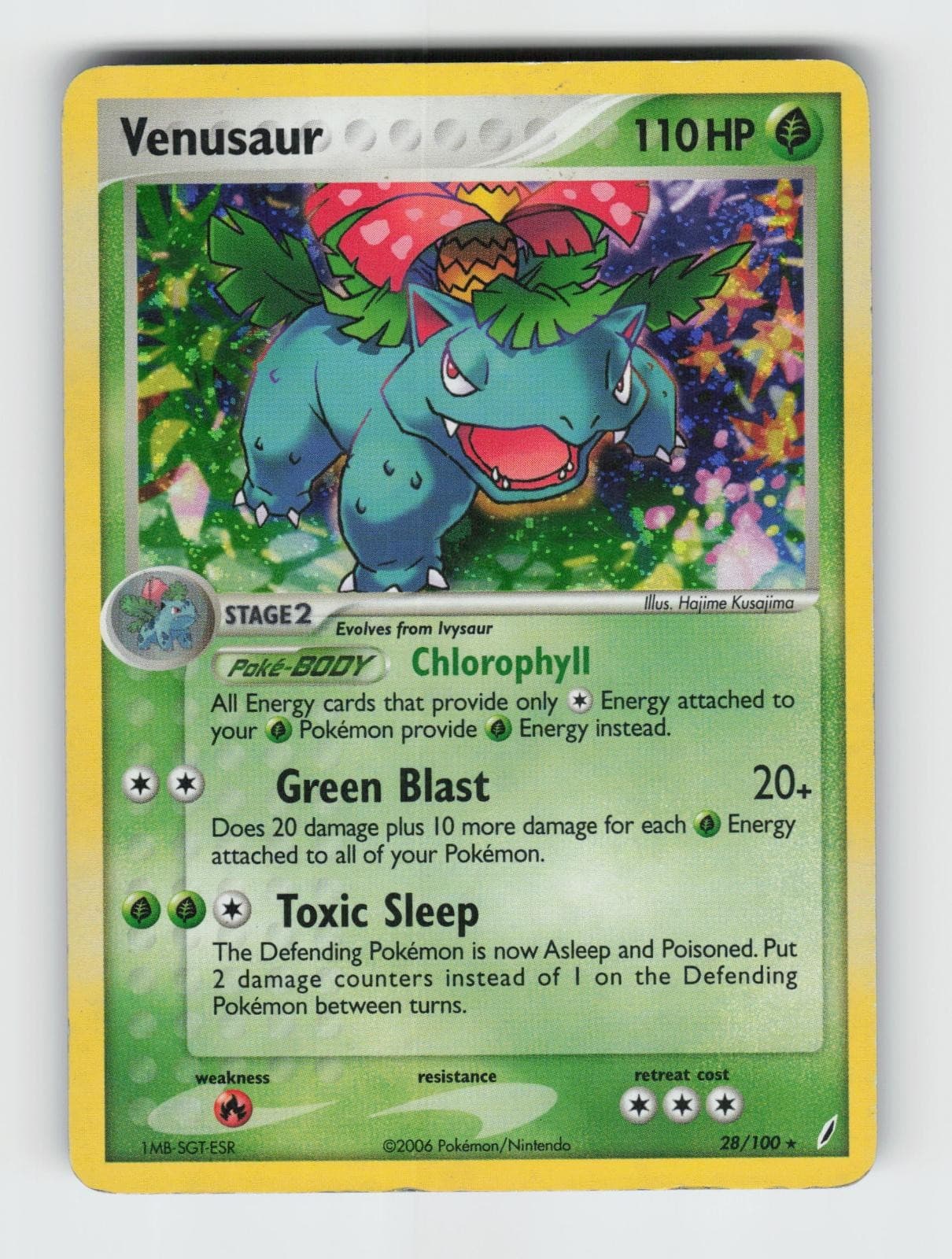 Venusaur (EX Crystal Guardians) 28/100 Deck Exclusives Pokemon MP Kusajima