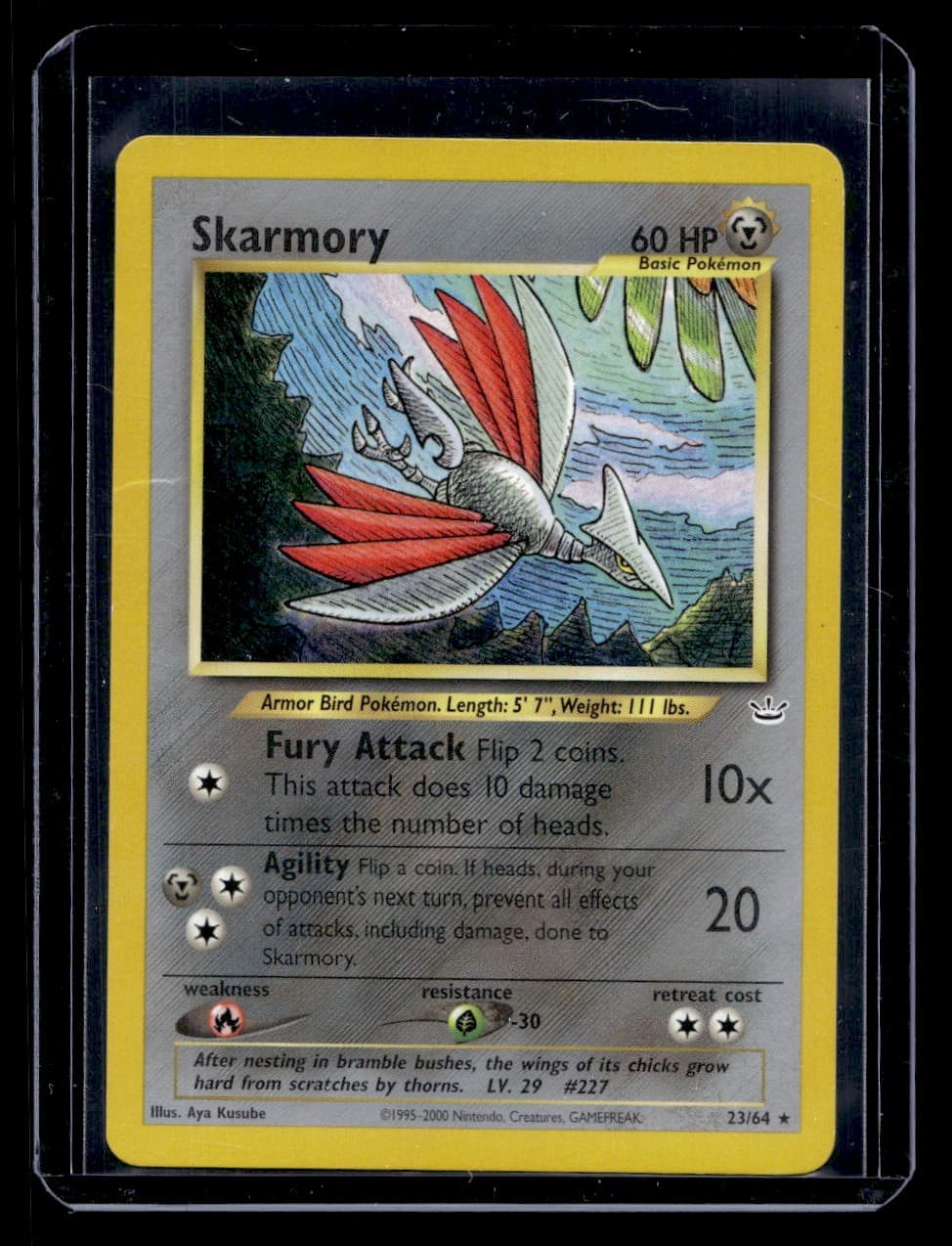 Neo Revelation Skarmory #23/64 Rare Pokémon TCG Single Card