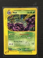 Pokemon TCG Muk H17/H32 Aquapolis Holo SWIRL MP