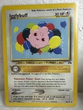 Pokémon TCG Igglybuff Neo Discovery Card 40/75 