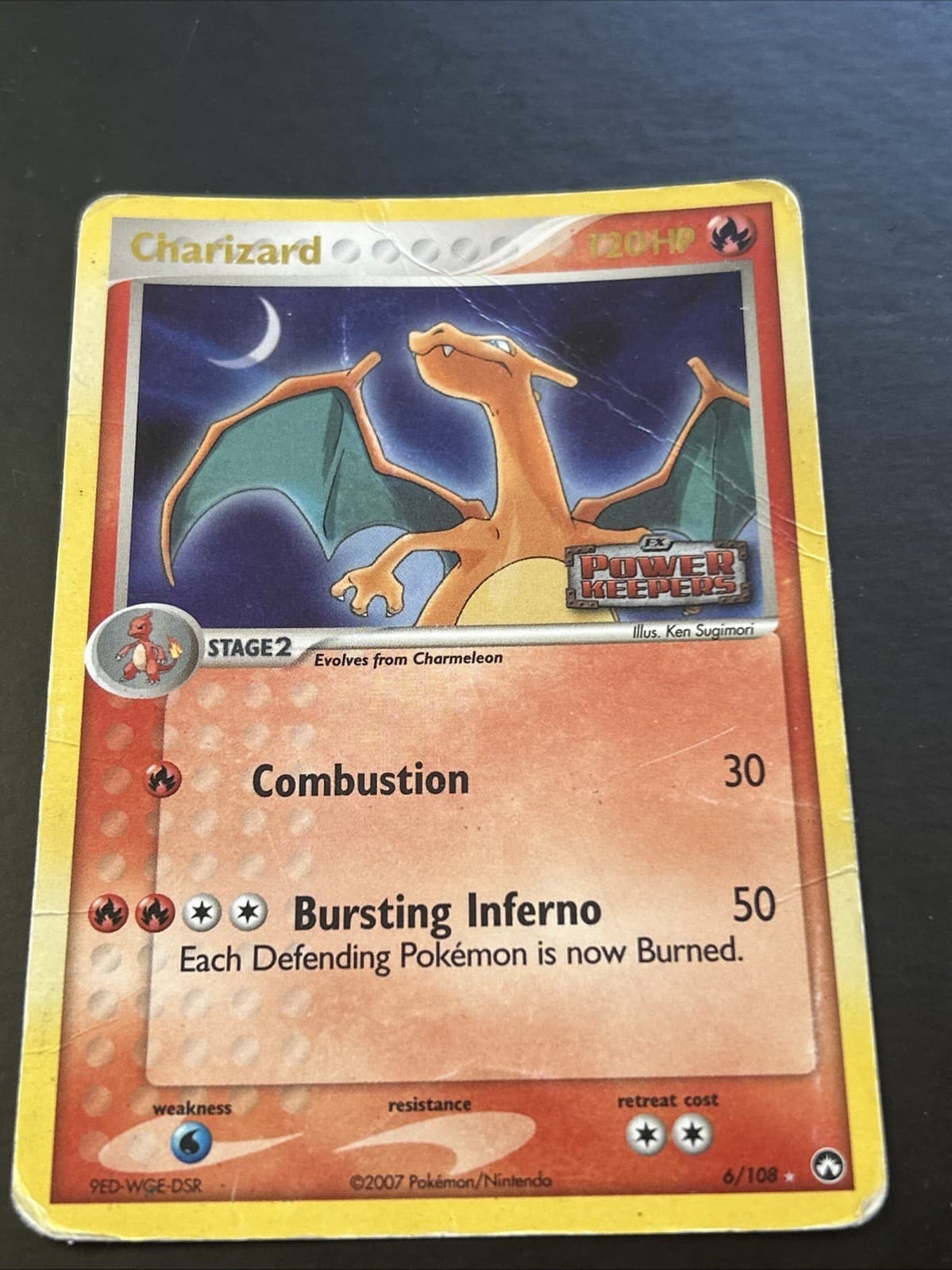 Charizard EX Power Keepers 6/108 Holofoil Stamped