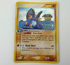 2006 Pokemon Swampert 27/100 EX Crystal Guardians Stamped Reverse Holo Rare