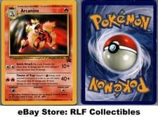 1999 Pokemon, WoTC Promos, #6 Arcanine, Black Star Promo