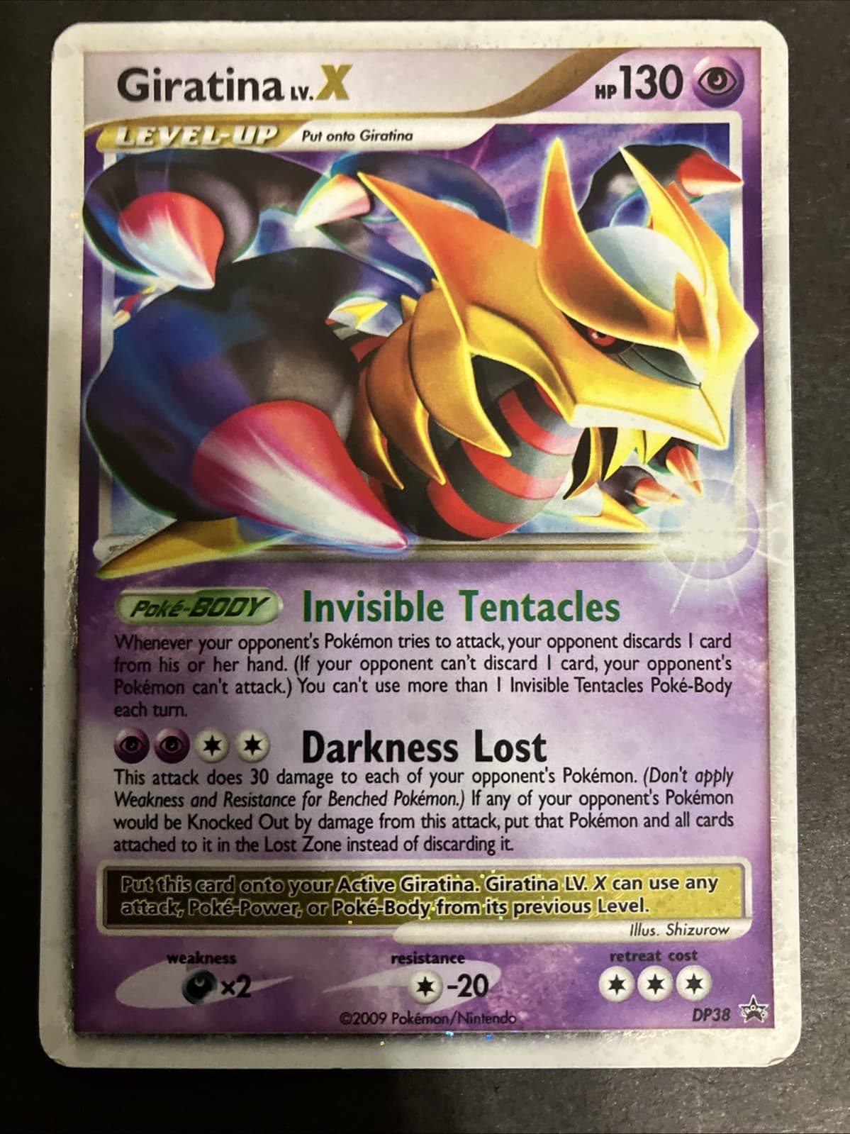 Giratina LV.X DP38 Diamond and Pearl Promo Holo Card MP