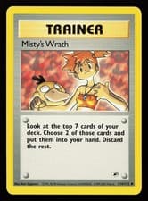 Misty's Wrath 114/132 Unlimited Uncommon Gym Heroes Pokemon Card