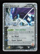 Rocket's Suicune ex - 105/109 - Pokemon Ex Team Rocket Returns Holo Card HP