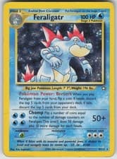 Pokemon TCG Feraligatr (4) Holo Rare Neo Genesis 004/111
