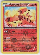 Growlithe RC4/RC25 Holo UC Legendary Treasures: Radiant Collection Pokemon MP