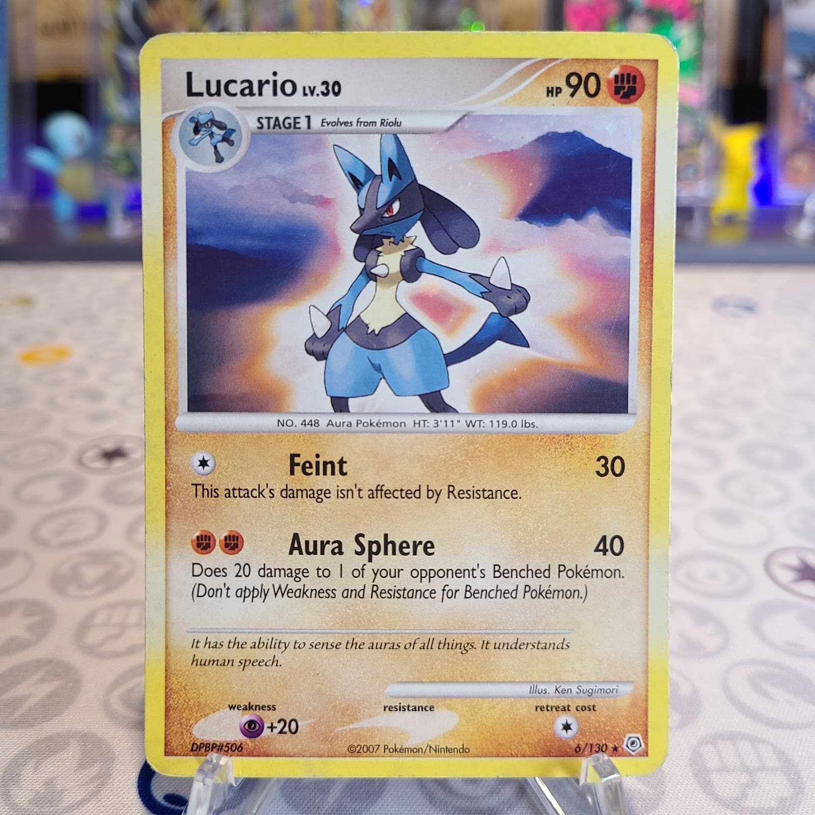 Lucario 6/130 Diamond and Pearl Holo