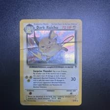 Dark Raichu 7/110 Legendary Collection Holo Rare DMG (PSA 1 Contender!)