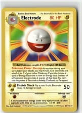 Electrode Rare Base Set (Shadowless) 021/102 Unlimited NM