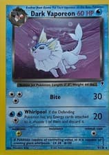 2002 Dark Vaporeon 9/110 Legendary Collection Holo