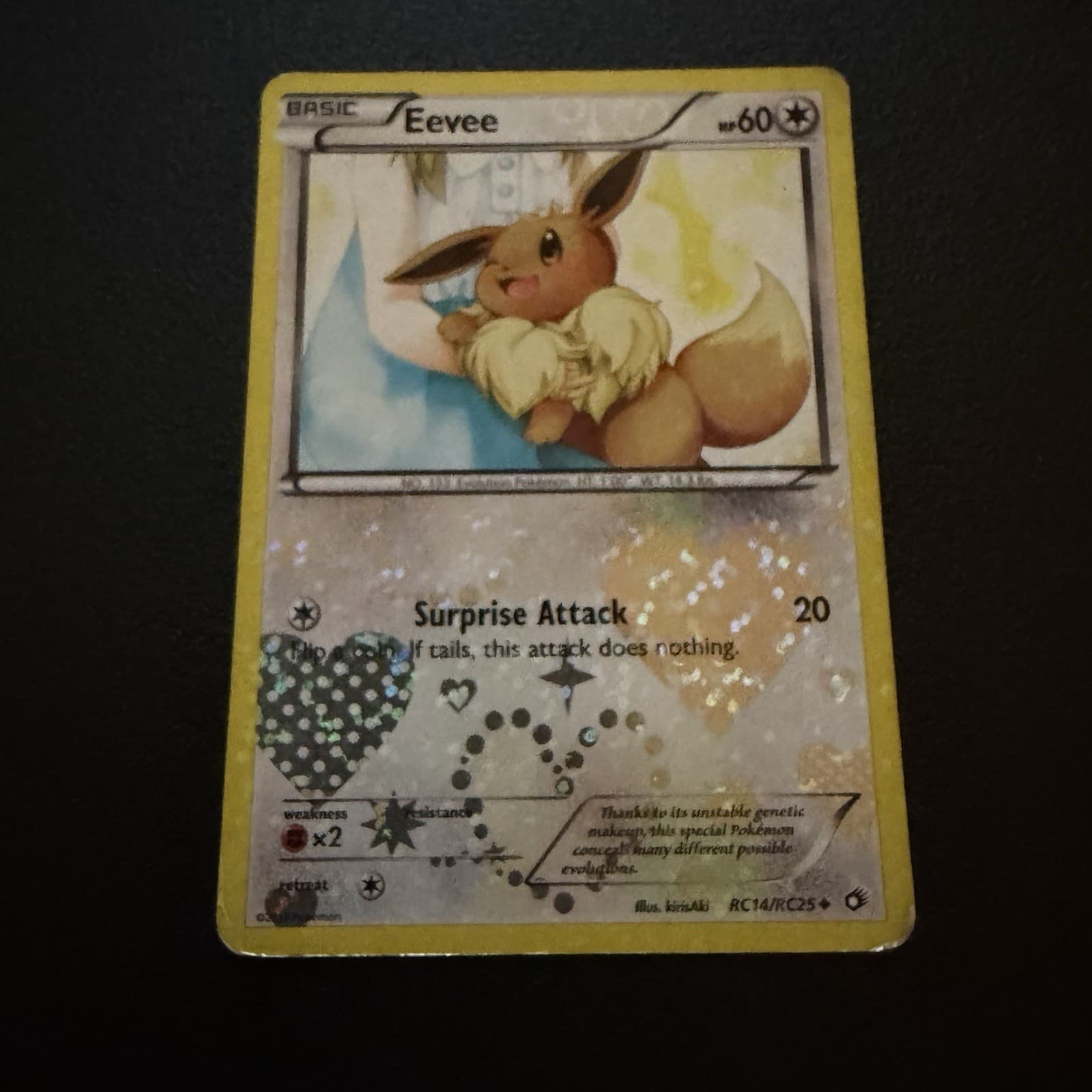 Eevee RC14/RC25 Legendary Treasures: Radiant Collection Holo