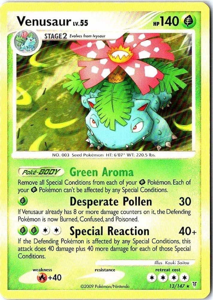 Venusaur (DPPt Supreme Victors) 013/147 Deck Exclusives