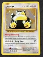 Pokémon TCG Snorlax XY179 Holo Black Star Promo Card LP 2016